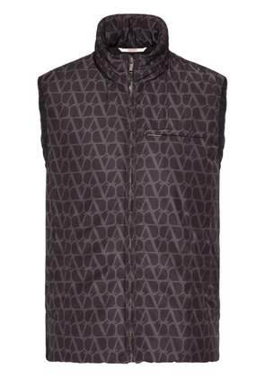 Valentino Garavani Toile Iconographe zipped gilet - Black