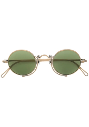 Matsuda oval frame sunglasses - Metallic