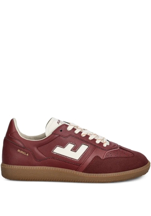 Flamingos Burela Slim perforated logo sneakers - Red