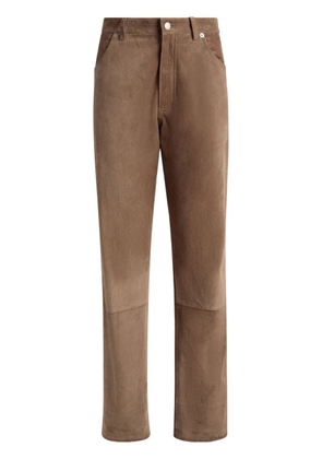 Bally corduroy straight-leg trousers - Brown