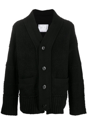 sacai button-down cardigan - Black