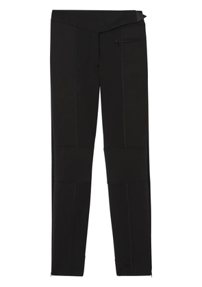 Burberry stretch crepe jersey neoprene jodhpurs - Black
