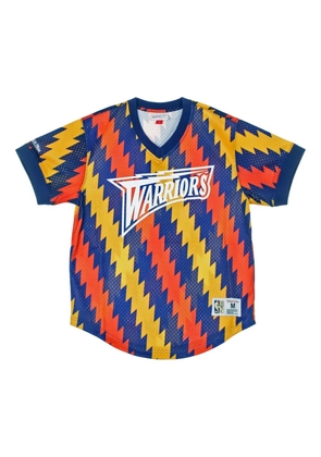 Mitchell & Ness x NBA Golden State Warriors Wordmark T-shirt - Blue