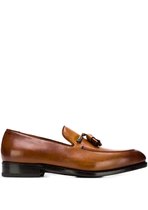 Ferragamo classic tassel loafers - Brown