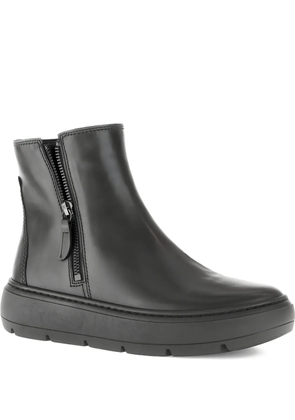 GABOR leather ankle boots - Black