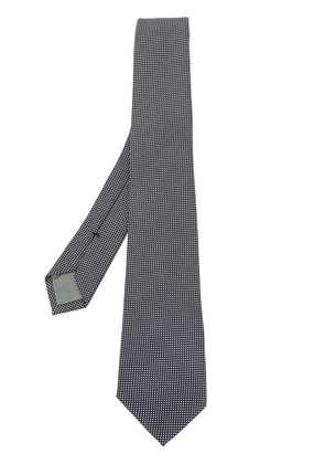 Dell'oglio embroidered tie - Grey