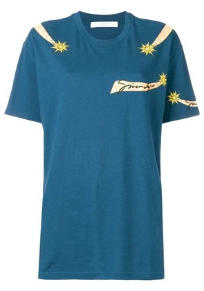 Givenchy star print T-shirt - Blue