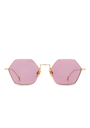 Eyepetizer geometric-frame sunglasses - Gold
