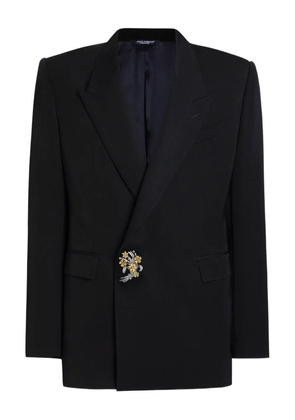Dolce & Gabbana embellished double-breasted jacket - Black