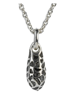 Parts of Four diamond teardrop necklace - Silver