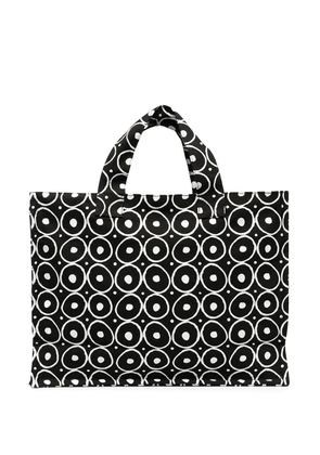 10 CORSO COMO graphic print cotton tote - Black