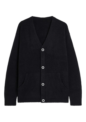Ten C V-neck pocket knit cardigan - Black