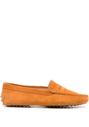 Tod's Gommino suede loafers - Orange