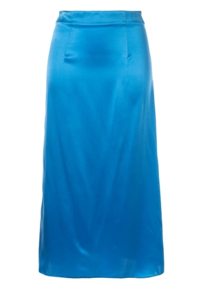 Macgraw Shadow midi skirt - Blue