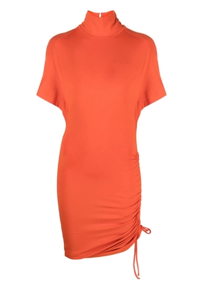MARANT ÉTOILE Lya ruched mini dress - Orange