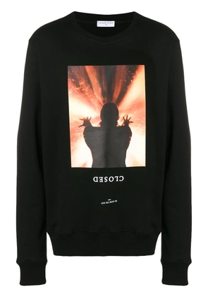 Ih Nom Uh Nit closed print sweatshirt - Black