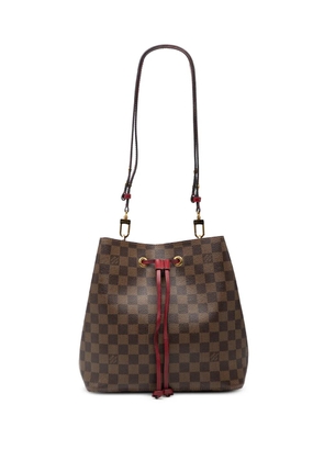 Louis Vuitton Pre-Owned 2019 Damier Ebene Neonoe MM bucket bag - Brown