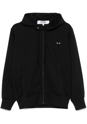 Comme Des Garçons Play heart-patch zip-up hoodie - Black