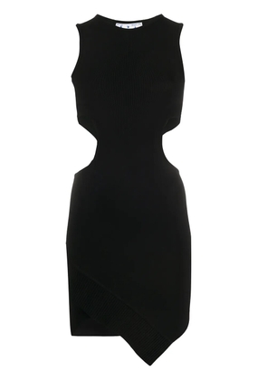 Off-White Swiss Cheese knitted dress - Black