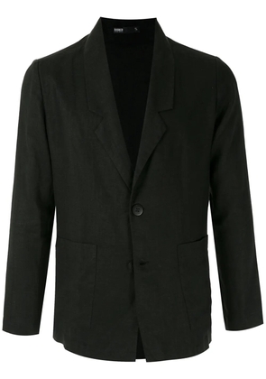 Handred front button-fastening lightweight blazer - Black