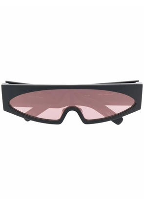 Rick Owens Gene slim D-frame sunglasses - Black