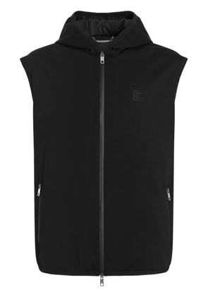 Dolce & Gabbana logo-appliqué gilet - Black