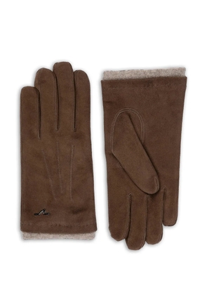 Paul & Shark suede gloves - Brown