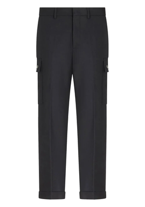 ETRO cargo-pockets wool tapered trousers - Grey
