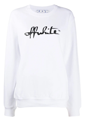 Off-White script logo sweatshirt