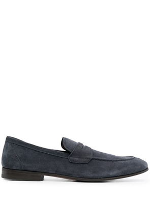 Henderson Baracco penny slot almond-toe loafers - Blue