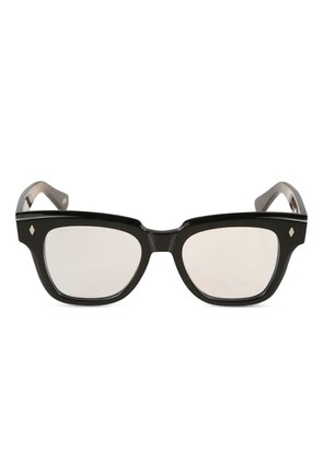 Kador Rhombus square-frame glasses - Black