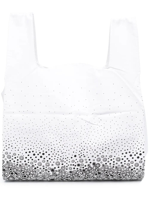 10 CORSO COMO spot print tote bag - White