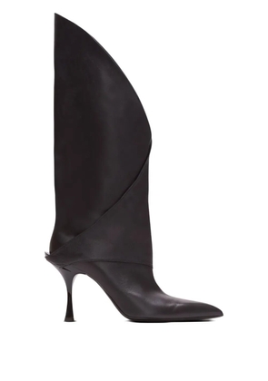 Balmain leather boots - Black