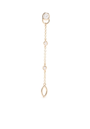 Courbet 18kt recycled yellow gold CO laboratory-grown diamond mono hanging earring