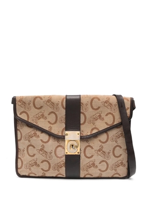 Celine Pre-Owned 1970s pre-owned C Macadam shoulder bag - Brown