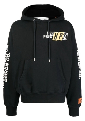 Heron Preston Real Estate logo-print hoodie - Black