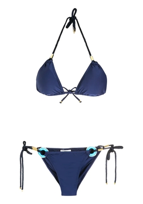Amir Slama embellished bikini set - Blue