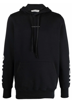 1017 ALYX 9SM graphic-logo print pullover hoodie - Black