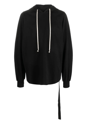 Rick Owens DRKSHDW Jumbo cut-out cotton hoodie - Black