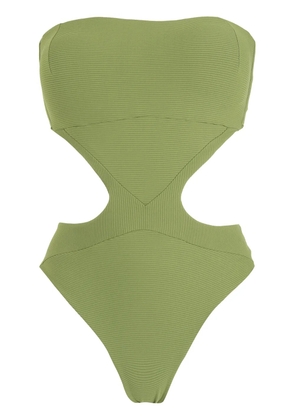 Amir Slama cutout swimsuit - Green