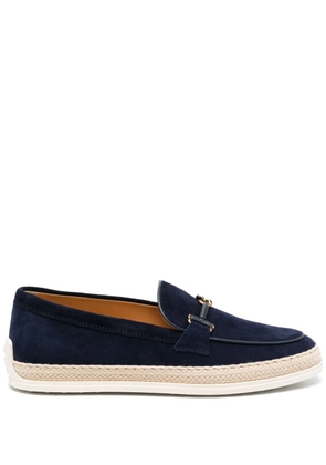 Tod's suede espadrille loafers - Blue