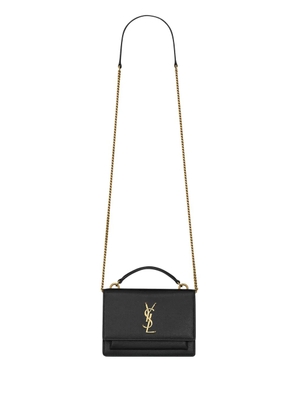 Saint Laurent Sunset satchel bag - Black