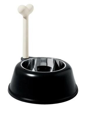 Alessi Lupita bone-detail dog bowl - Black