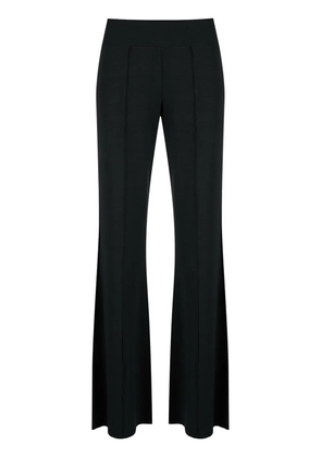 Lygia & Nanny flared pleated trousers - Black