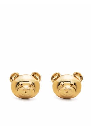 Moschino Teddy Bear clip-on earrings - Gold