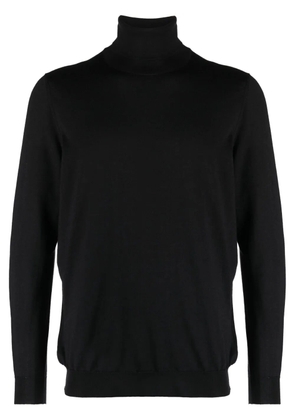 Kiton roll-neck fine-knit jumper - Black