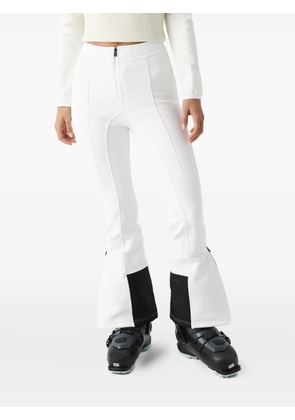 Aztech Mountain Bella Softshell high-waist flared ski trousers - White