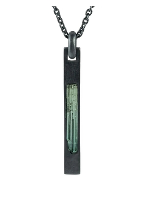 Parts of Four Plate necklace - Black