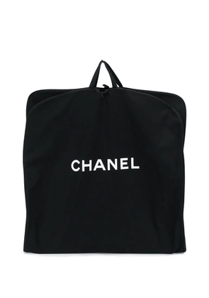 CHANEL Pre-Owned 1990s logo print clothing hanger - Black