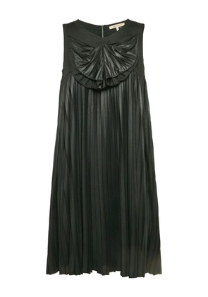 See By Chloé Vintage bow-detail pleated dress - Black